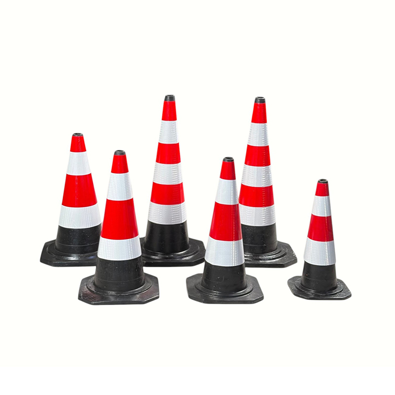 Multiple Sizes Industrial Heavy-Duty Rubber Traffic Cone for Cost-Effective Road Safety Solution Multiple Sizes Industrial Heavy-Duty Rubber Traffic Cone for Cost-Effective Road Safety Solution