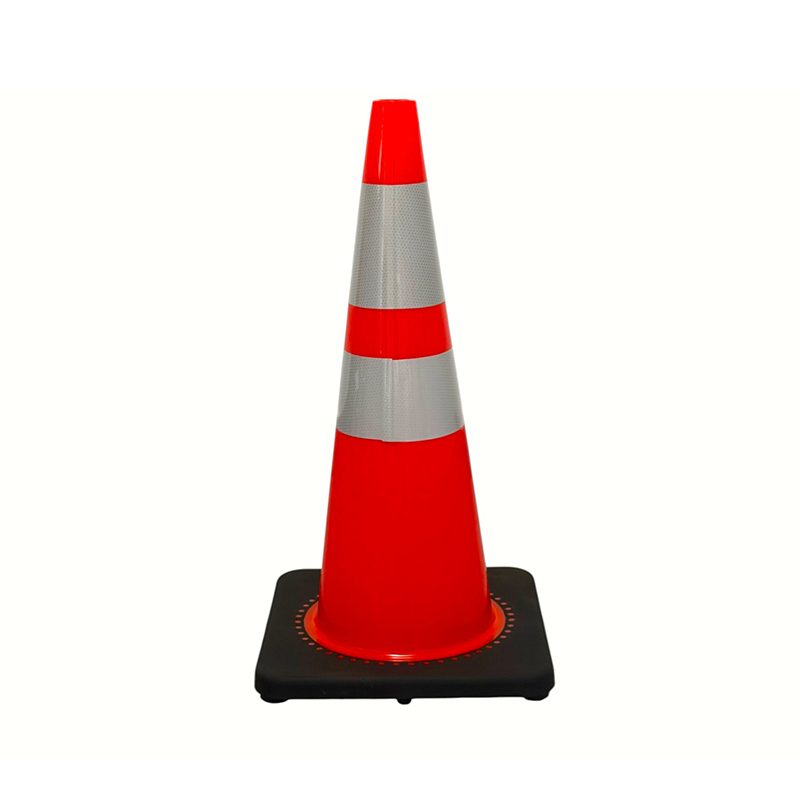 High-Elasticity PVC Traffic Safety Cone with Optional Weighted Rubber Base for All-Weather Road Control and Hazard Isolation High-Elasticity PVC Traffic Safety Cone with Optional Weighted Rubber Base for All-Weather Road Control and Hazard Isolation