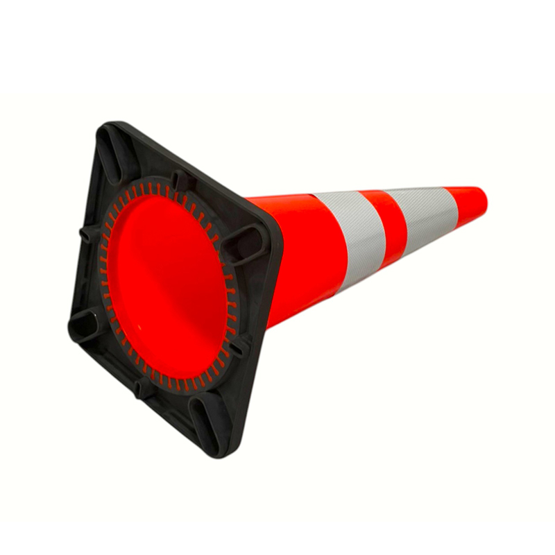 High-Elasticity PVC Traffic Safety Cone with Optional Weighted Rubber Base for All-Weather Road Control and Hazard Isolation High-Elasticity PVC Traffic Safety Cone with Optional Weighted Rubber Base for All-Weather Road Control and Hazard Isolation