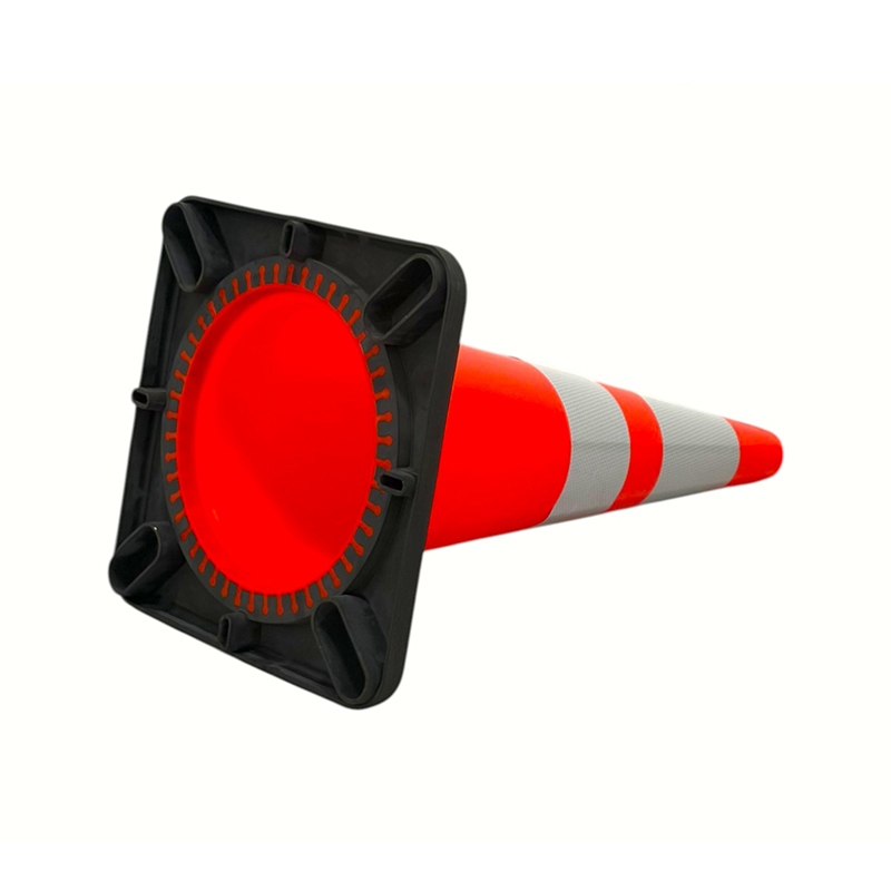 High-Elasticity PVC Traffic Safety Cone with Optional Weighted Rubber Base for All-Weather Road Control and Hazard Isolation High-Elasticity PVC Traffic Safety Cone with Optional Weighted Rubber Base for All-Weather Road Control and Hazard Isolation