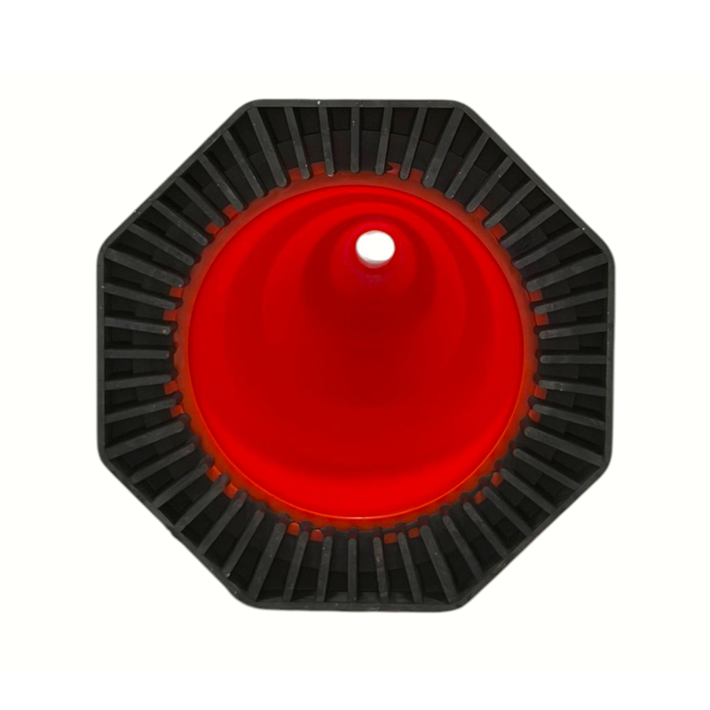 High-Visibility Octagon-Base PVC Traffic Safety Cone with Superior Wind Resistance and Stability High-Visibility Octagon-Base PVC Traffic Safety Cone with Superior Wind Resistance and Stability