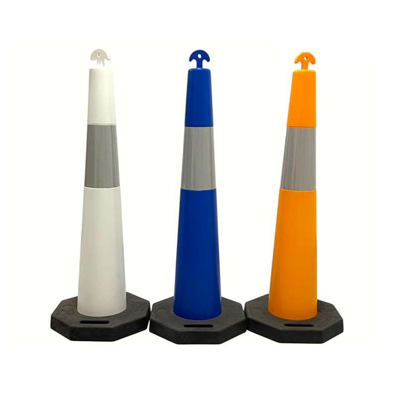 Portable T-TOP High-Flexibility PVC Traffic Cone for Construction Perimeters Portable T-TOP High-Flexibility PVC Traffic Cone for Construction Perimeters