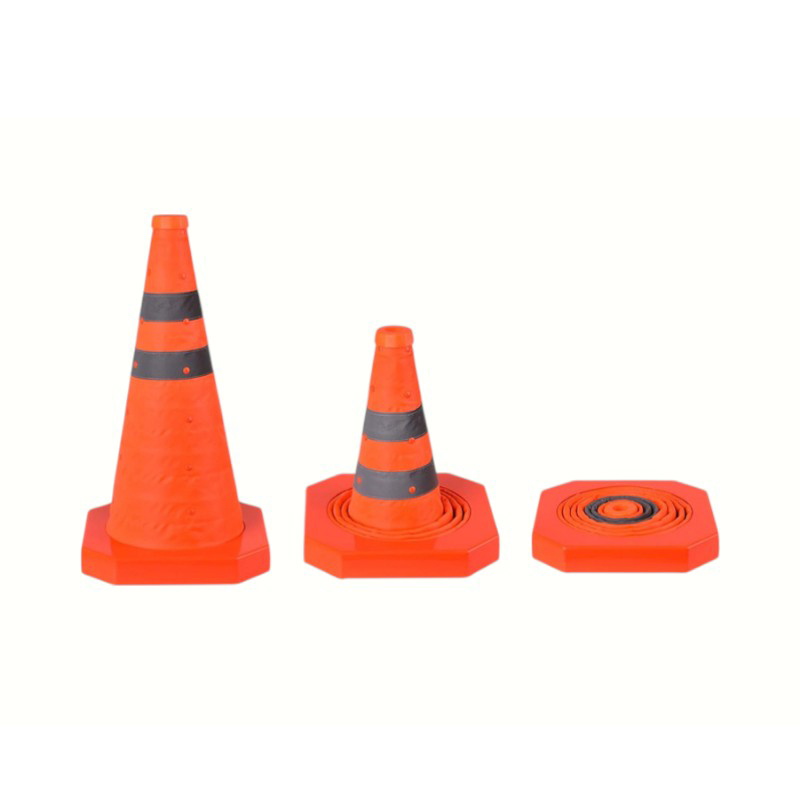 High-Intensity Reflective Portable Multi-functional Collapsible Traffic Cone with Top-Mounted Plug-in LED Warning Light for Emergency and Mobile Operations High-Intensity Reflective Portable Multi-functional Collapsible Traffic Cone with Top-Mounted Plug-in LED Warning Light for Emergency and Mobile Operations