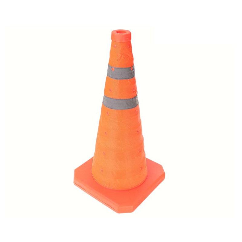 High-Intensity Reflective Portable Multi-functional Collapsible Traffic Cone with Top-Mounted Plug-in LED Warning Light for Emergency and Mobile Operations High-Intensity Reflective Portable Multi-functional Collapsible Traffic Cone with Top-Mounted Plug-in LED Warning Light for Emergency and Mobile Operations