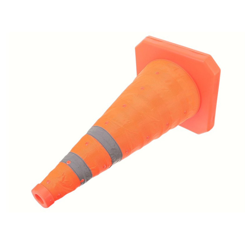 High-Intensity Reflective Portable Multi-functional Collapsible Traffic Cone with Top-Mounted Plug-in LED Warning Light for Emergency and Mobile Operations High-Intensity Reflective Portable Multi-functional Collapsible Traffic Cone with Top-Mounted Plug-in LED Warning Light for Emergency and Mobile Operations