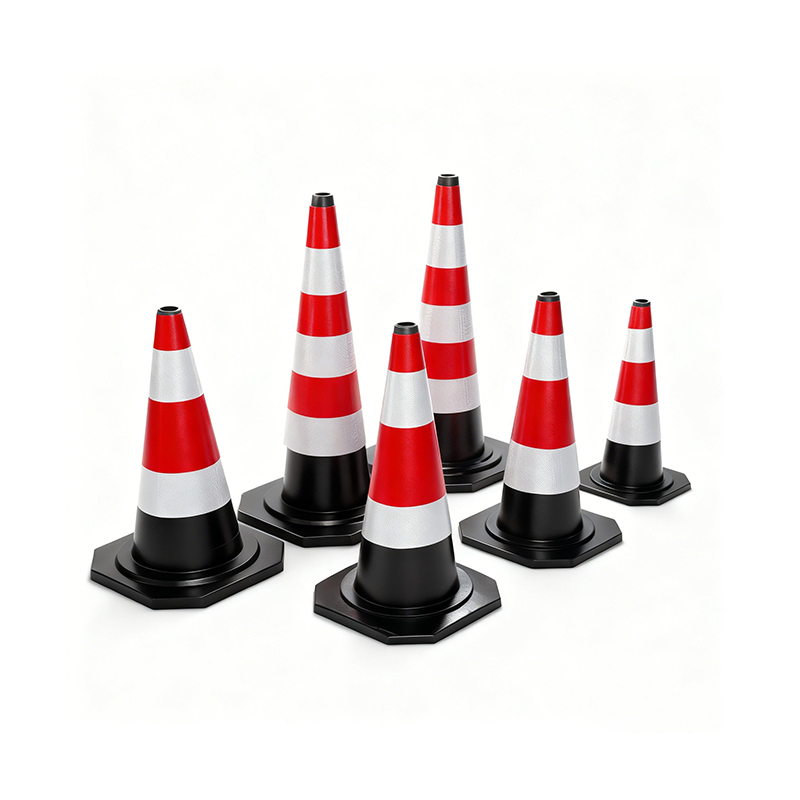 Multiple Sizes Industrial Heavy-Duty Rubber Traffic Cone for Cost-Effective Road Safety Solution Multiple Sizes Industrial Heavy-Duty Rubber Traffic Cone for Cost-Effective Road Safety Solution