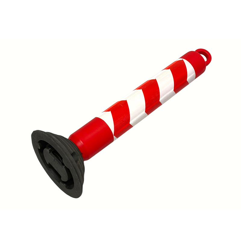 Omni-Directional Self-Righting Delineator Post for High-Impact Zones and Urban Traffic Guidance