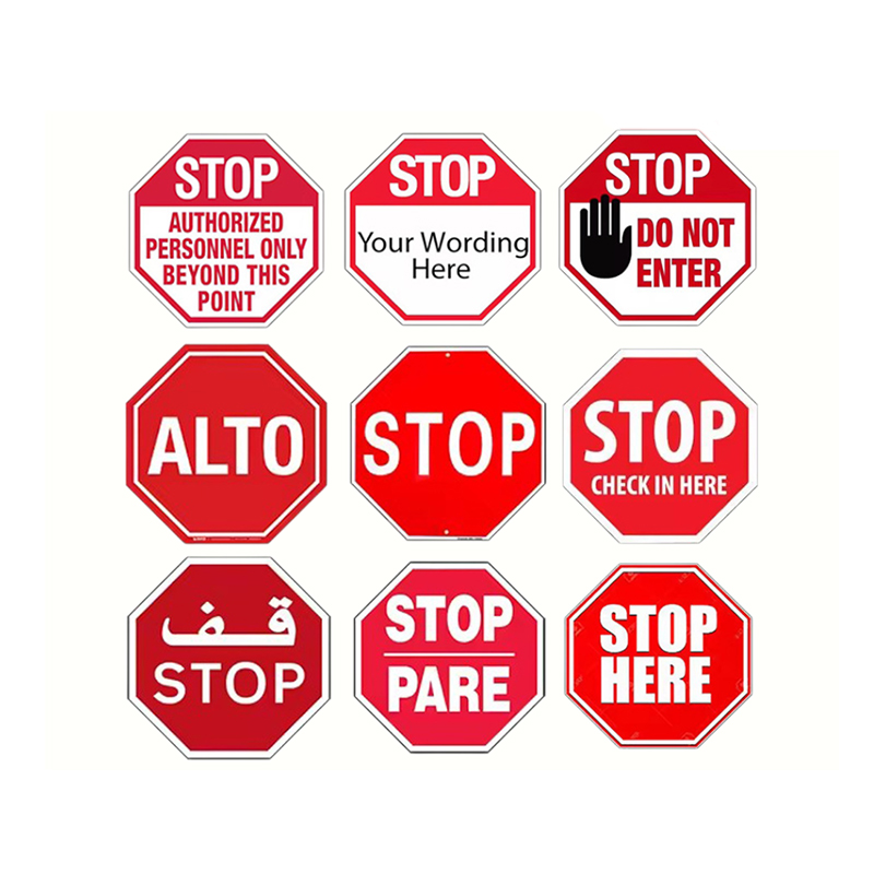 Corrosion-resistant Aluminum Plate Reflective Traffic Signs Meeting International Road Safety Standards