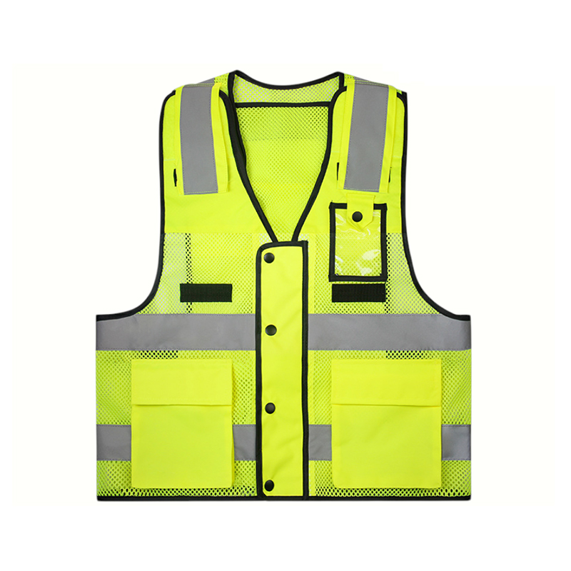 En Iso 20471 / Ansi Certified High-Visibility Breathable Lightweight Multi-Functional Safety Vest En Iso 20471 / Ansi Certified High-Visibility Breathable Lightweight Multi-Functional Safety Vest