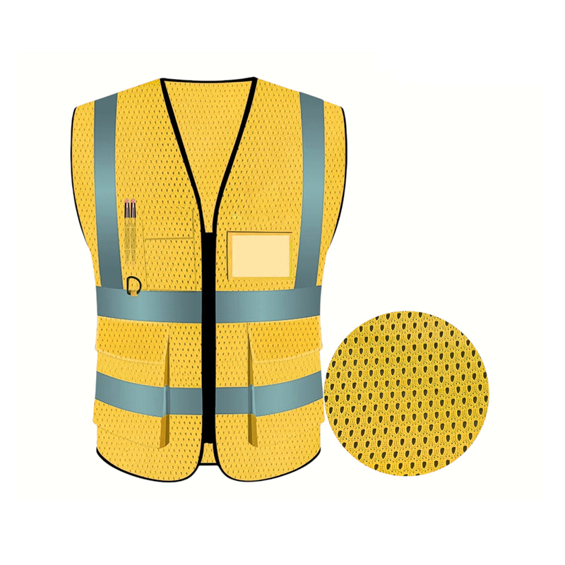 En Iso 20471 / Ansi Certified High-Visibility Breathable Lightweight Multi-Functional Safety Vest En Iso 20471 / Ansi Certified High-Visibility Breathable Lightweight Multi-Functional Safety Vest