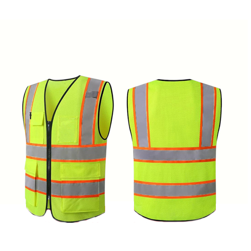 En Iso 20471 / Ansi Certified High-Visibility Breathable Lightweight Multi-Functional Safety Vest En Iso 20471 / Ansi Certified High-Visibility Breathable Lightweight Multi-Functional Safety Vest