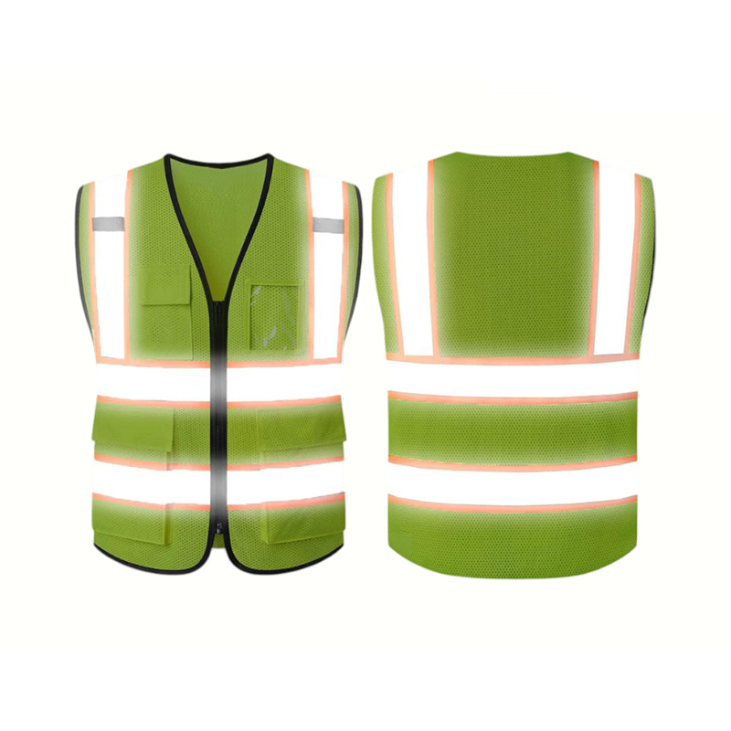 En Iso 20471 / Ansi Certified High-Visibility Breathable Lightweight Multi-Functional Safety Vest En Iso 20471 / Ansi Certified High-Visibility Breathable Lightweight Multi-Functional Safety Vest
