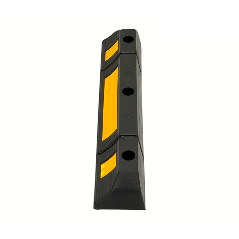 Three-section Anti-slip High-visibility Rubber Wheel Stops Three-section Anti-slip High-visibility Rubber Wheel Stops