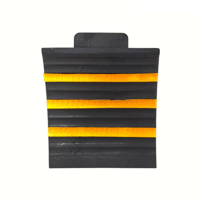 Triangular Reinforced Anti-Slip Rubber Wheel Stops (with Integrated Handle) Triangular Reinforced Anti-Slip Rubber Wheel Stops (with Integrated Handle)