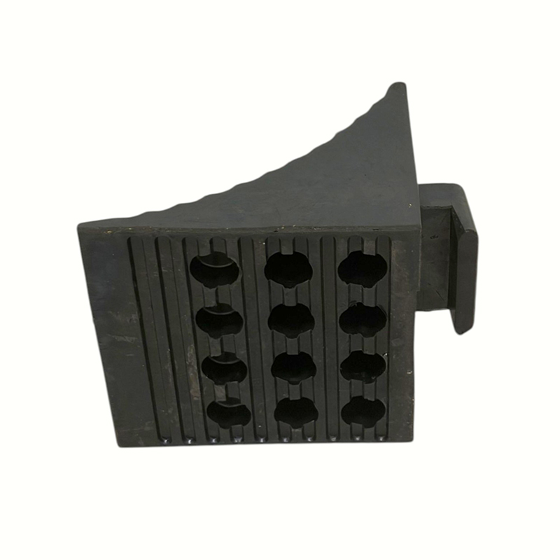 Triangular Reinforced Anti-Slip Rubber Wheel Stops (with Integrated Handle) Triangular Reinforced Anti-Slip Rubber Wheel Stops (with Integrated Handle)