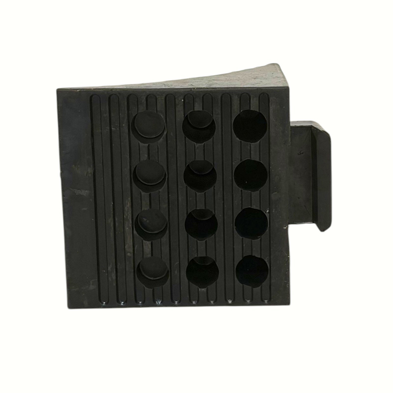 Triangular Reinforced Anti-Slip Rubber Wheel Stops (with Integrated Handle) Triangular Reinforced Anti-Slip Rubber Wheel Stops (with Integrated Handle)