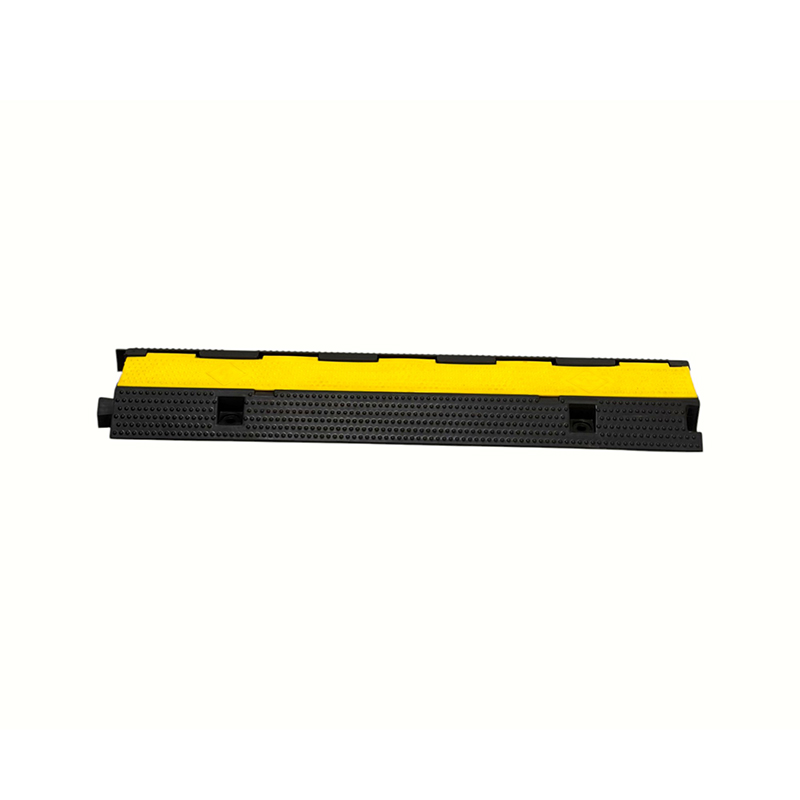 High-Elasticity Wear-Resistant Rubber Lightweight Pull-Down Single-Channel Reinforced Cable Protector With Ramp