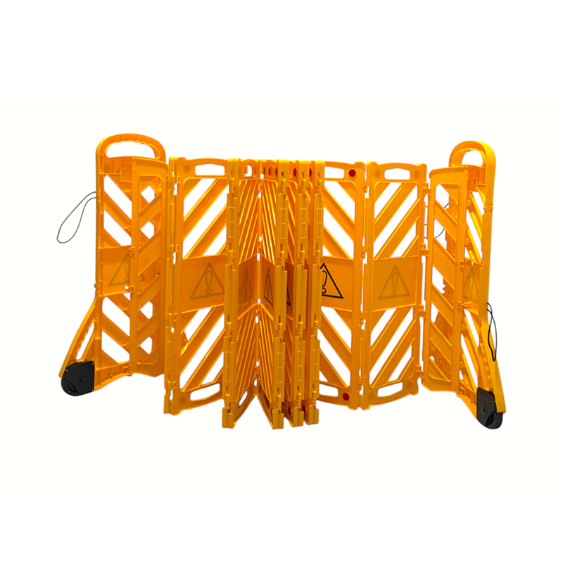 Heavy-duty High-resilience Extra-long Expandable Safety Guardrail With Casters