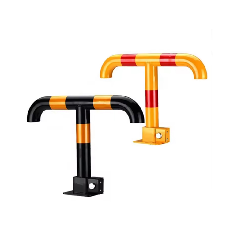 Red/Yellow Warning Color Heavy-Duty Anti-Pry Anti-Collision Triangular Manual Parking Lock
