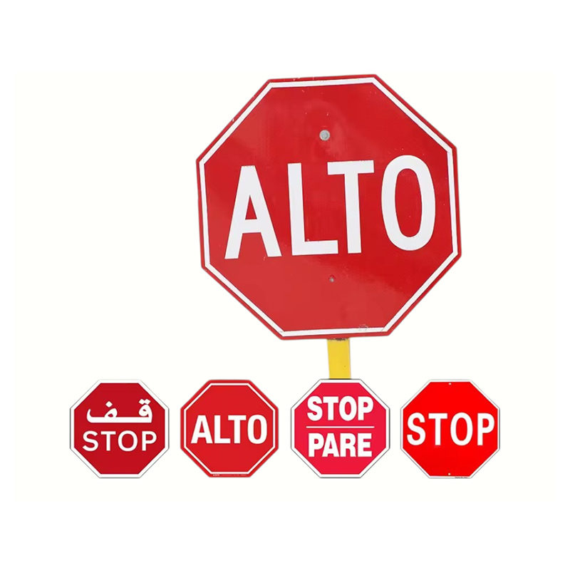 Corrosion-resistant Aluminum Plate Reflective Traffic Signs Meeting International Road Safety Standards