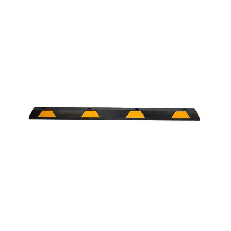 183cm Dual-Wheel Full-Coverage Industrial-Grade Extra-Long Reflective Warning Rubber Wheel Stops