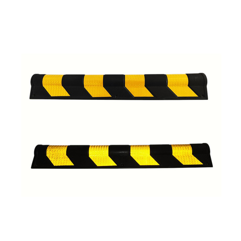 Large-Radius Cushioned Reinforced Rounded Reflective Rubber Corner Protectors