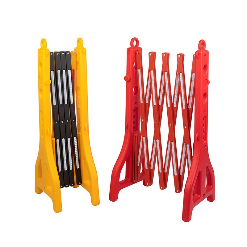 High-visibility Portable Water-Filled Expandable Safety Guardrail