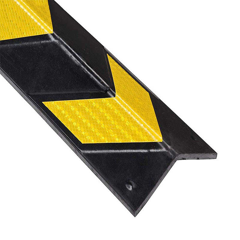 90-Degree Right-Angle Design Heavy-Duty Reflective Industrial Rubber Corner Protectors