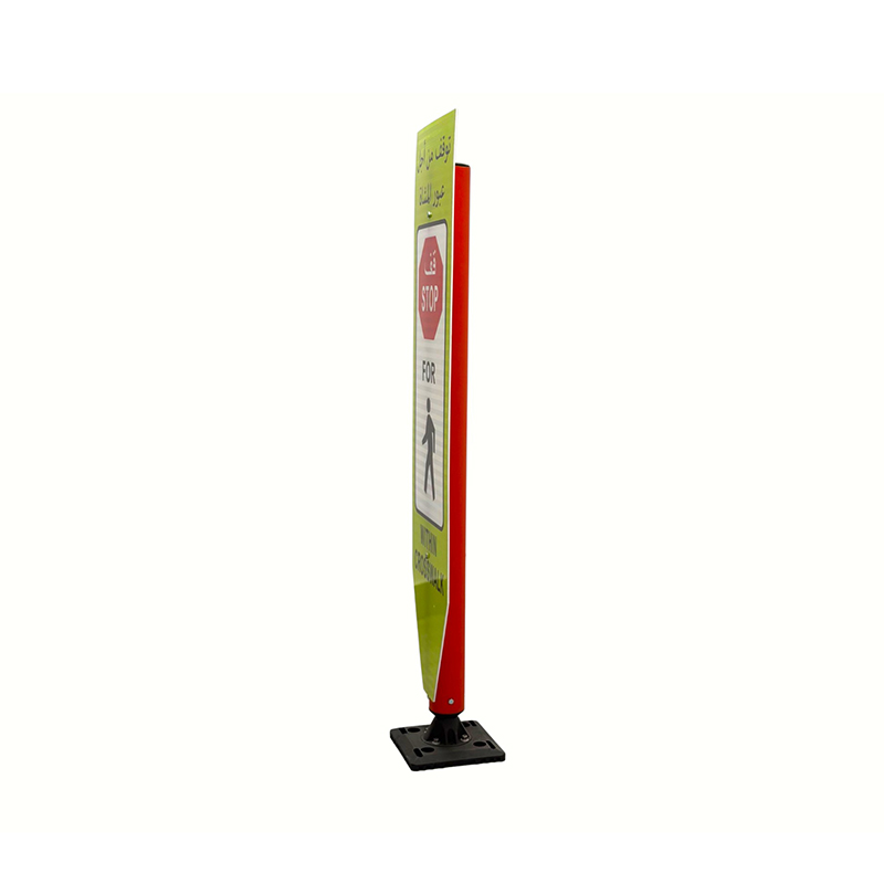 Flexible Traffic Delineator Sign Board with Impact-Resistant Elastic Base