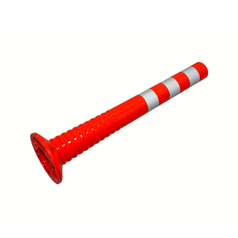 Heavy Duty Flexible TPU Warning Post with Micro-Prismatic Reflective Sheeting