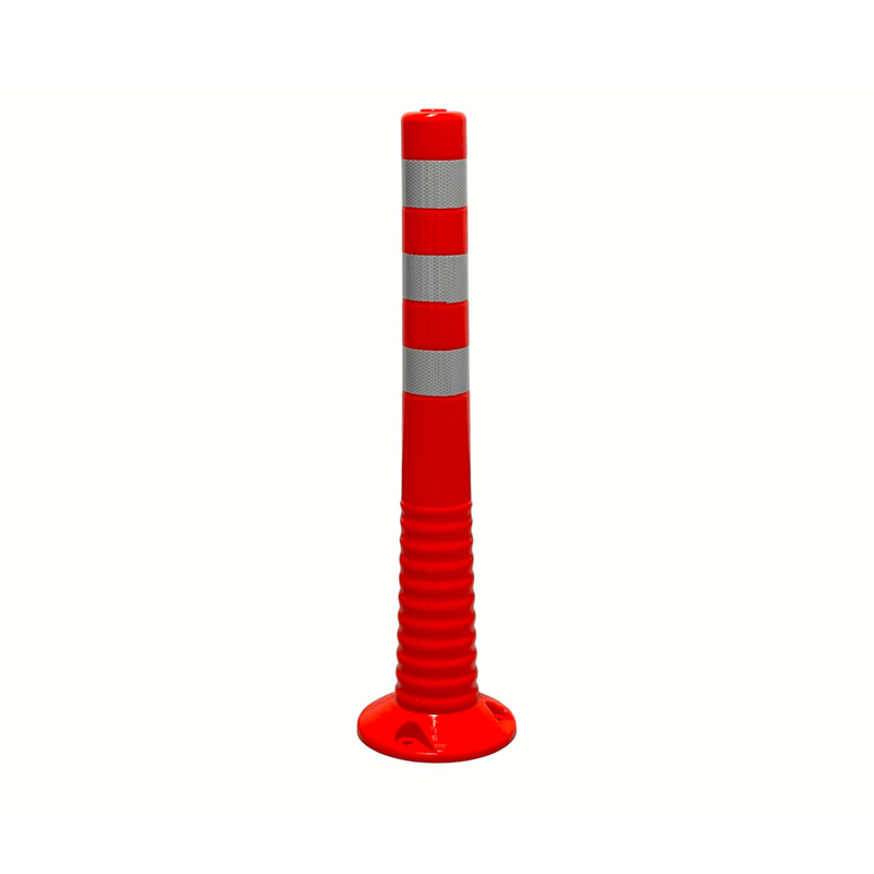 Heavy Duty Flexible TPU Warning Post with Micro-Prismatic Reflective Sheeting