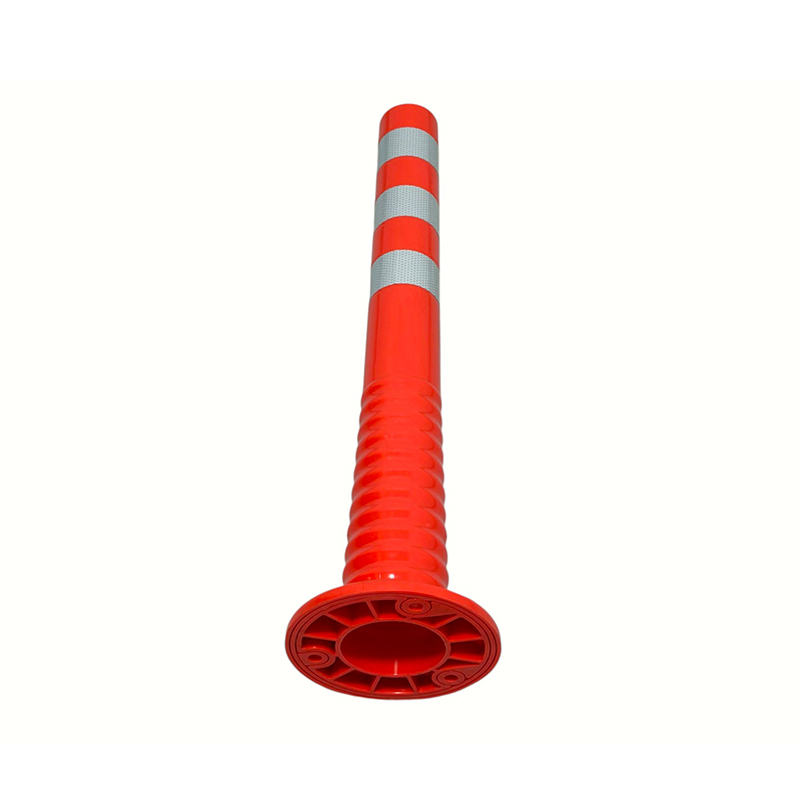 Heavy Duty Flexible TPU Warning Post with Micro-Prismatic Reflective Sheeting