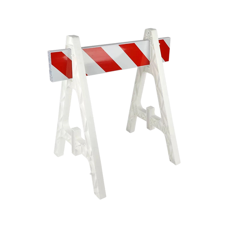 Plastic A-Frame Barricade with Reflective Crossbars