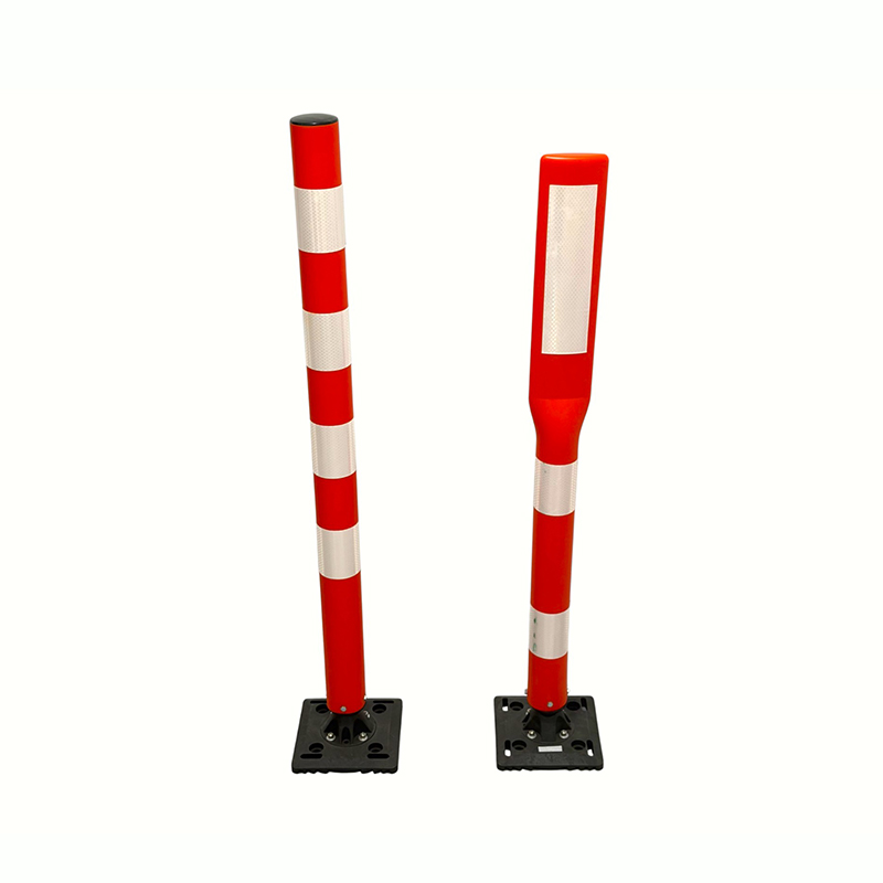 Surface Mount Traffic Delineator Post with Screw-Down Base