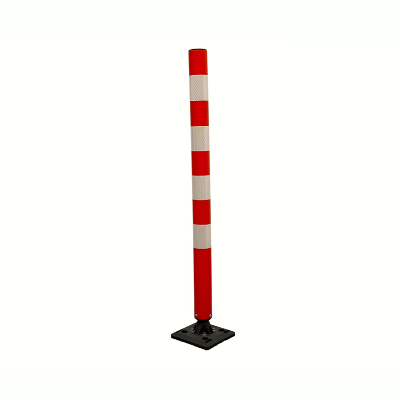 Surface Mount Traffic Delineator Post with Screw-Down Base