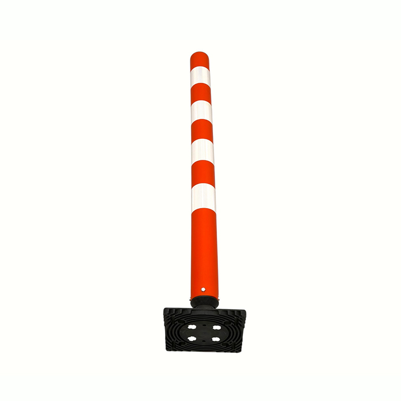 Surface Mount Traffic Delineator Post with Screw-Down Base