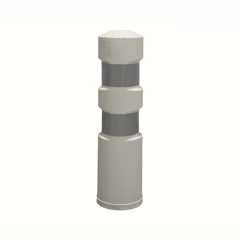 Plastic Safety Warning Post with Reflective Bands
