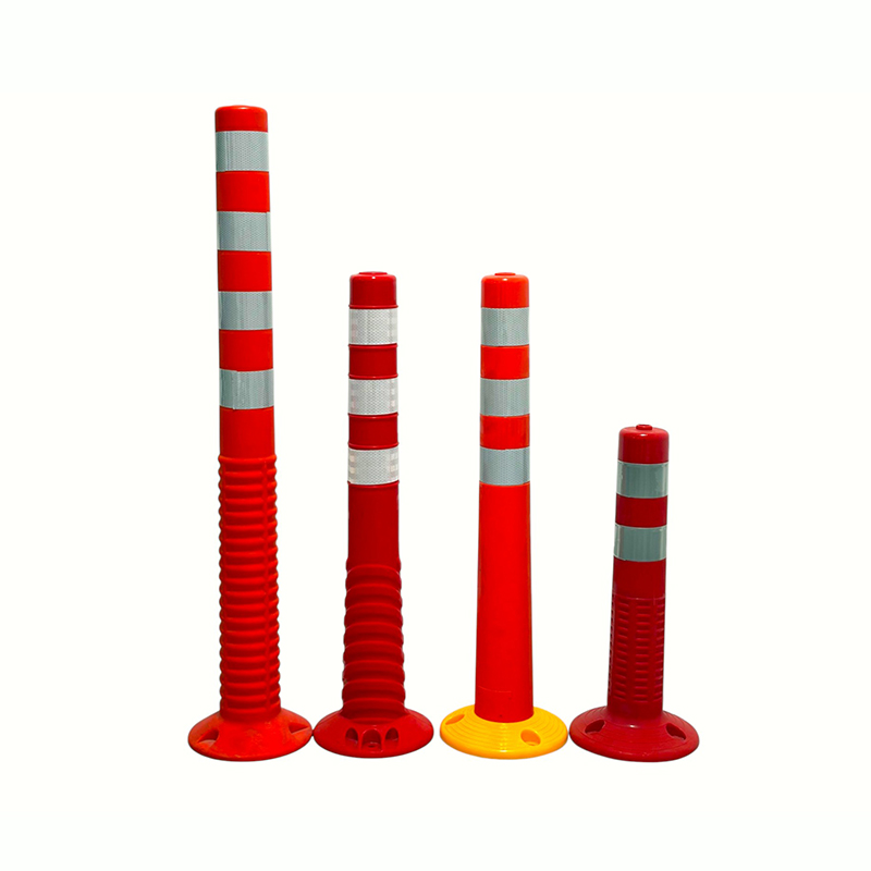 Flexible PVC Delineator Post with Reflective Collars