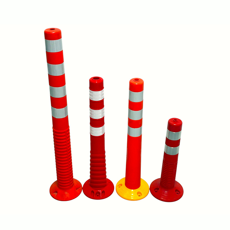 Flexible PVC Delineator Post with Reflective Collars
