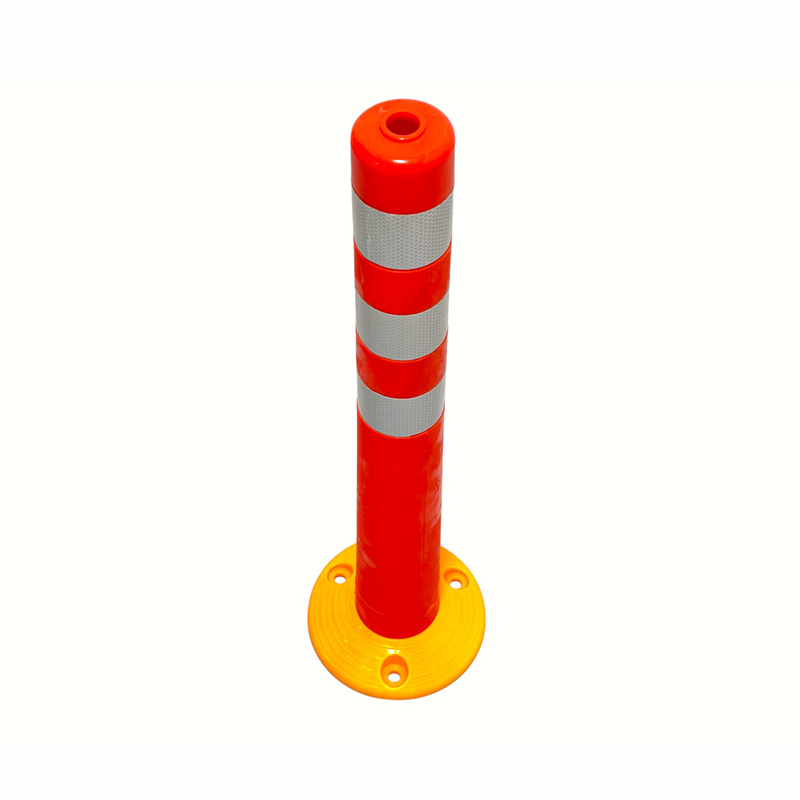 Flexible PVC Delineator Post with Reflective Collars