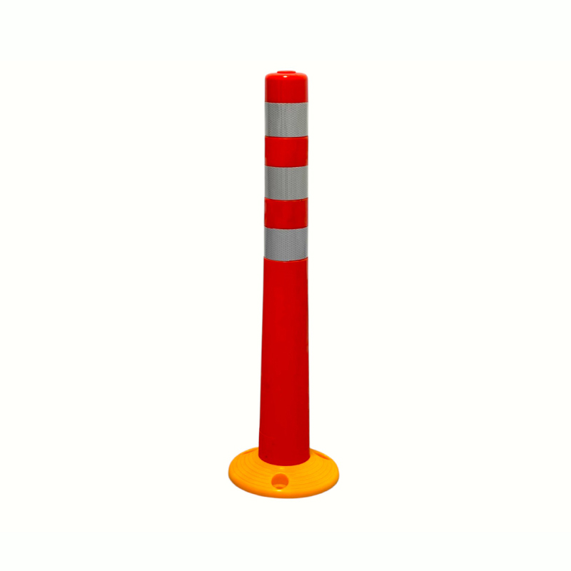 Flexible PVC Delineator Post with Reflective Collars