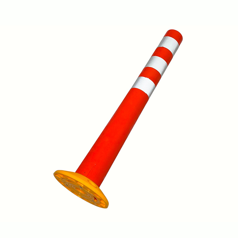 Flexible PVC Delineator Post with Reflective Collars
