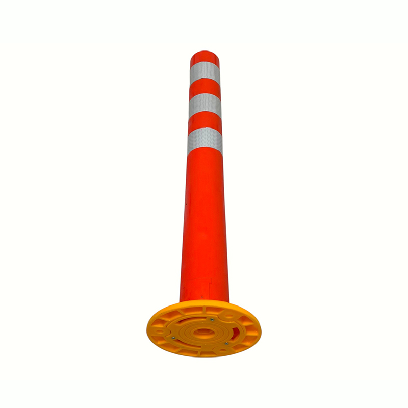 Flexible PVC Delineator Post with Reflective Collars