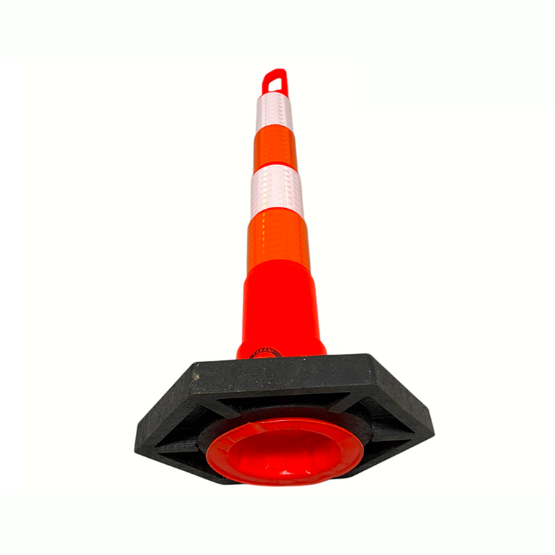 Heavy-Duty Traffic Warning Post with Top Handle