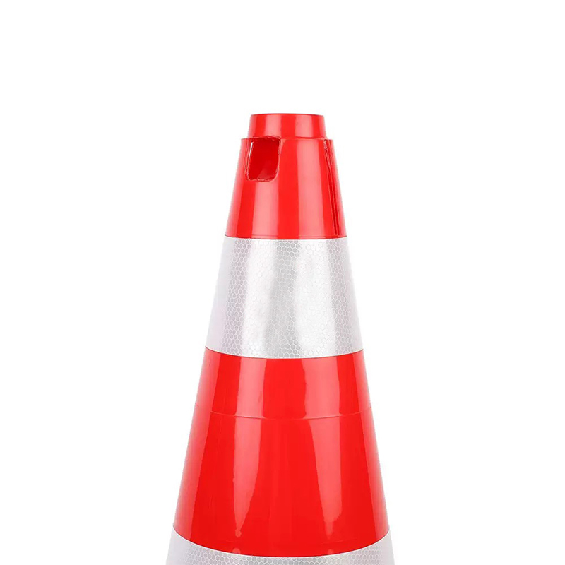 Wide-Body LDPE Plastic Traffic Cone with Reflective Collars