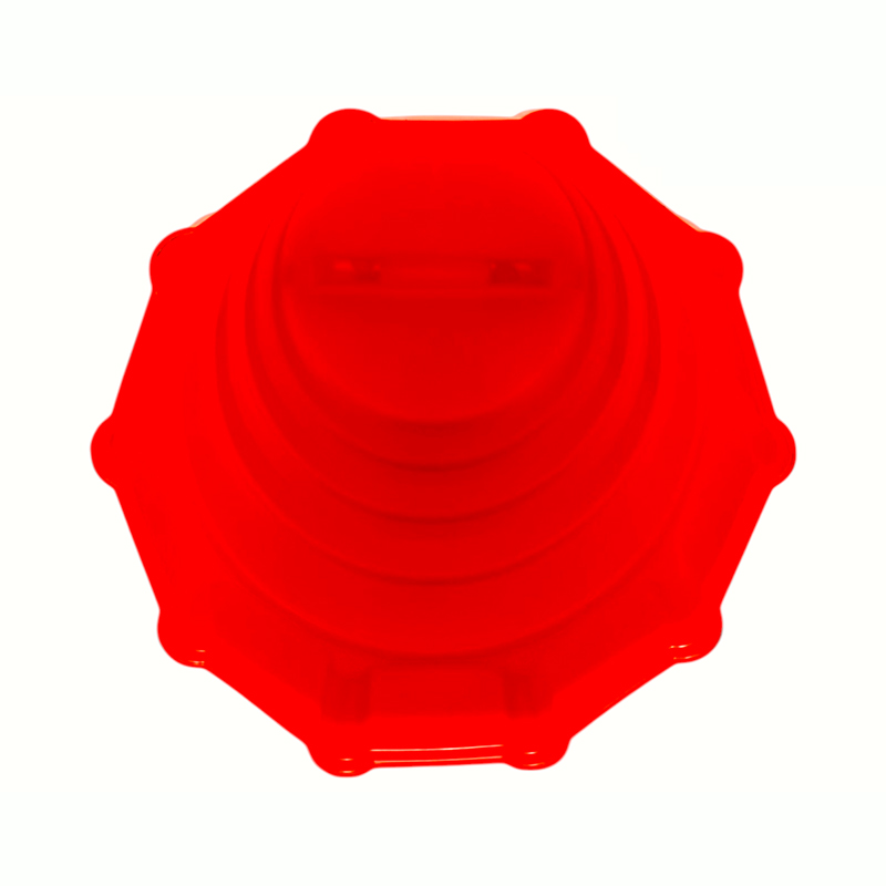 Heavy-Duty Plastic warning barrel with Weighted Rubber Base Heavy-Duty Plastic warning barrel with Weighted Rubber Base