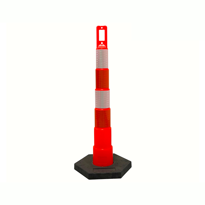 Heavy-Duty Traffic Warning Post with Top Handle