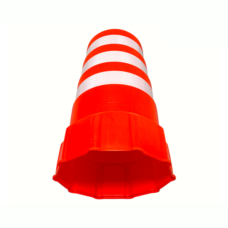 Heavy-Duty Plastic warning barrel with Weighted Rubber Base Heavy-Duty Plastic warning barrel with Weighted Rubber Base
