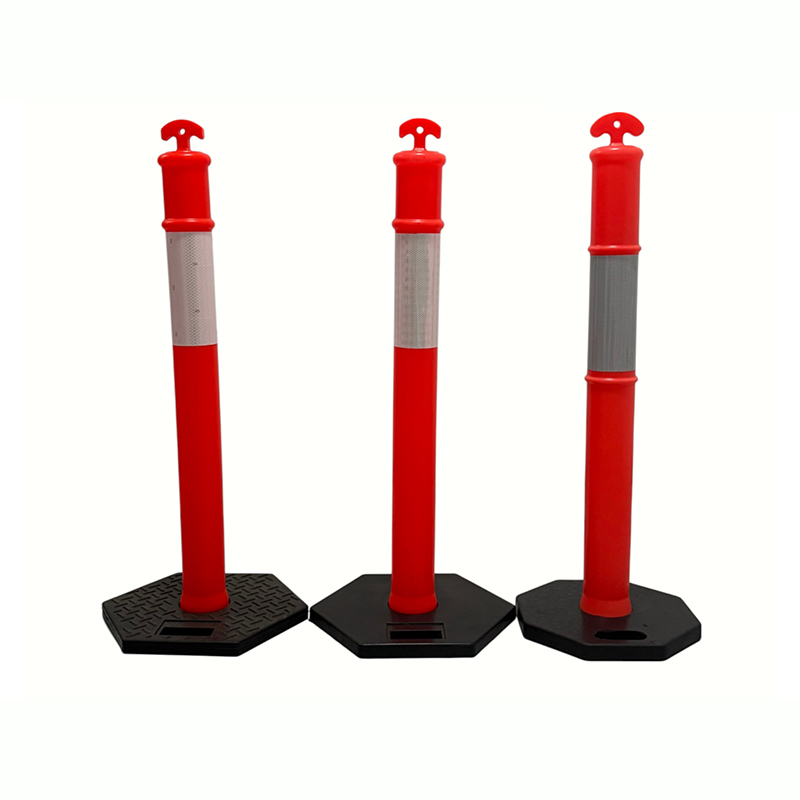 Heavy-Duty Traffic Warning Post with Top Handle