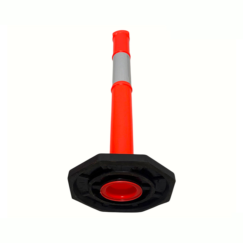 Heavy-Duty Traffic Warning Post with Top Handle